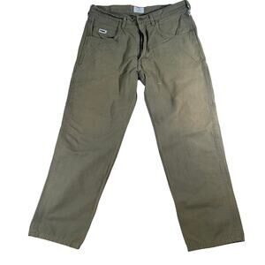 Tyndale FRMC Utility Pant Men 34W 31L Army Green Flame Resistant Electric Safety